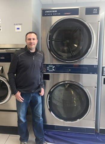 Ryan Dexter with new Dexter T-50x2 Dryer