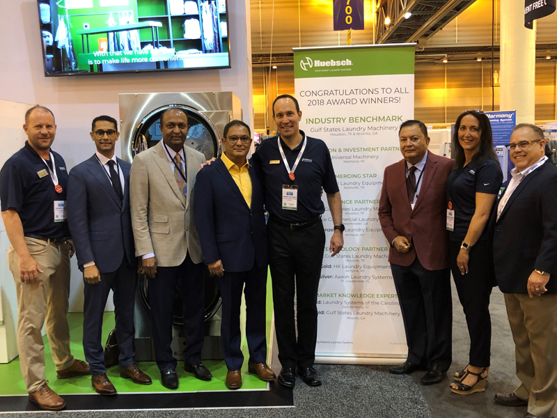 Huebsch Honors Gulf States Laundry Machinery with Industry Benchmark Award