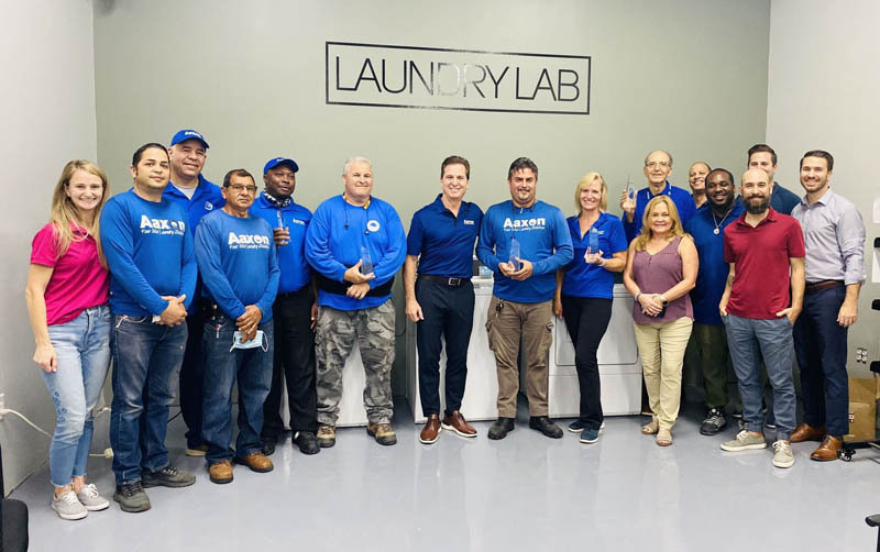 Aaxon Holds Tech Training, Presents Service Awards