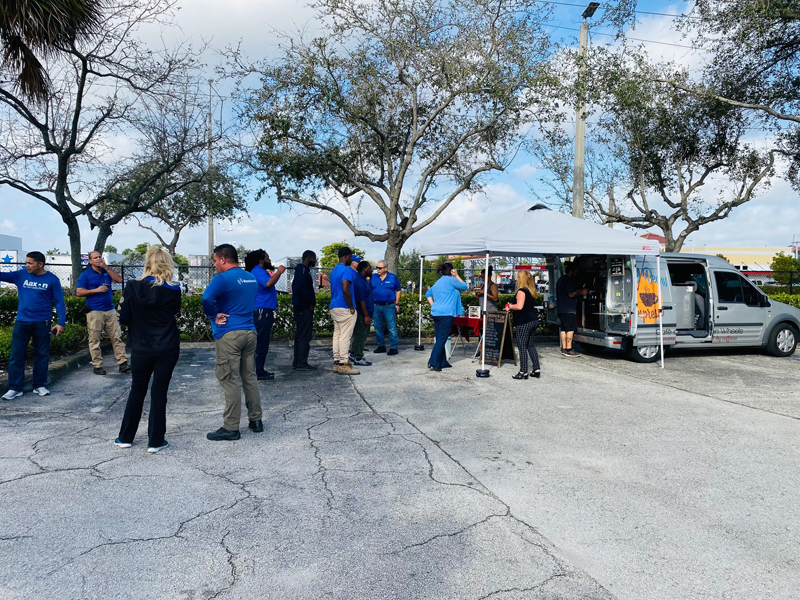 Aaxon Hosts Coffee Event for Staff