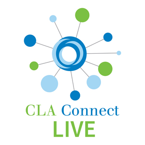CLA Connect LIVE logo stacked